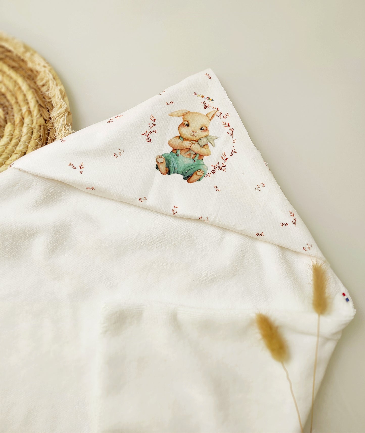 Cape de bain- motif lapin